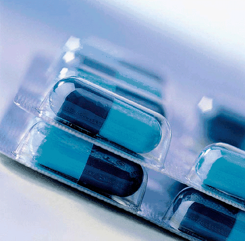 Блистерная упаковка лекарств из политрифторхлорэтилена